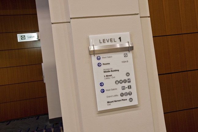 Washington DC Convention Center Signage Image